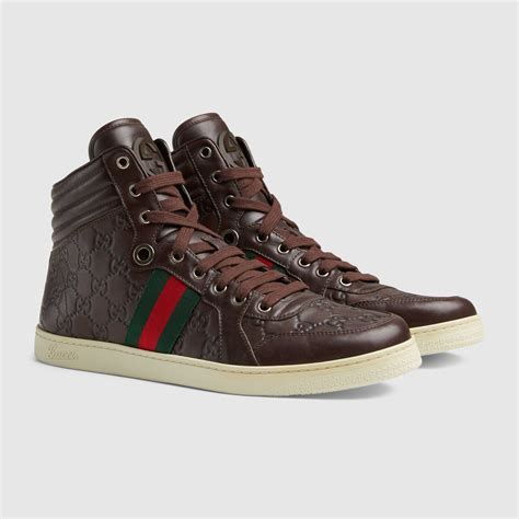 mens gucci trainers size 9|gucci sneakers sale men's.